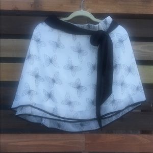 Maurices skirt with butterflies